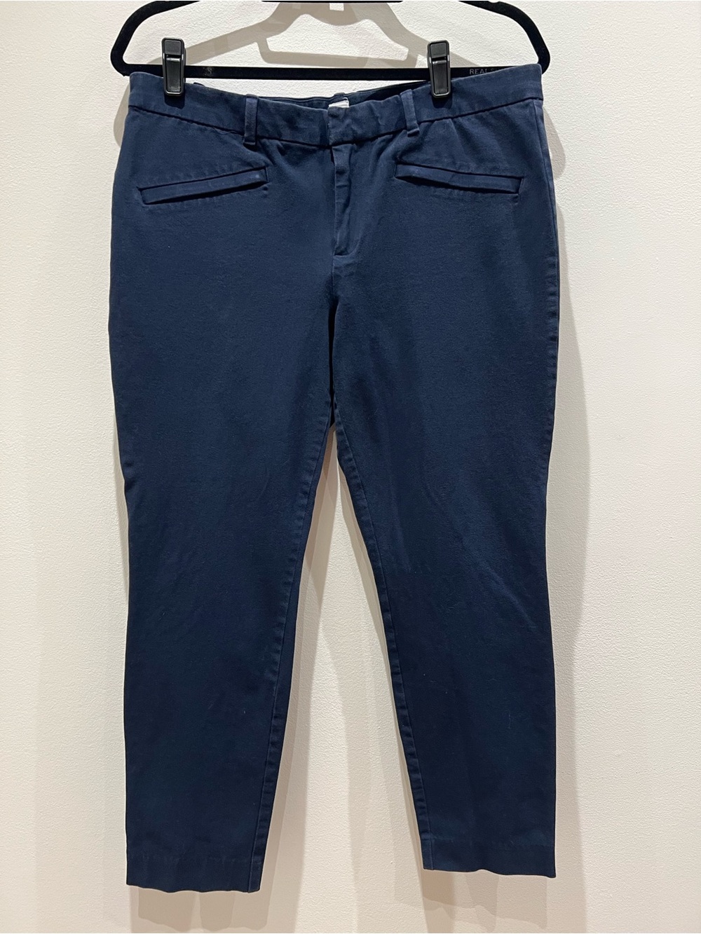 GAP Navy Cropped Slim Ankle Pants